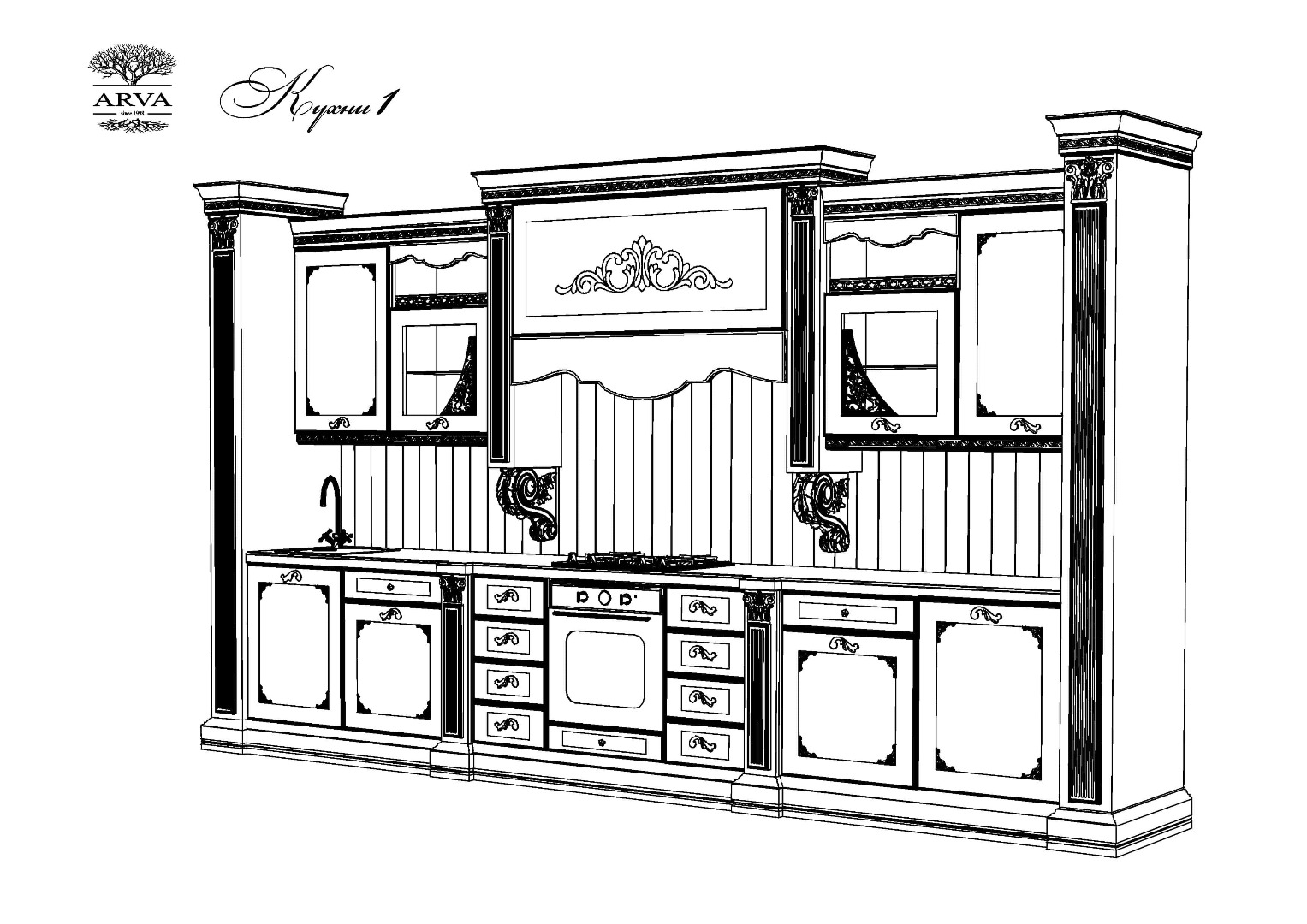 Проекты кухонной мебели | Мебель ARVA