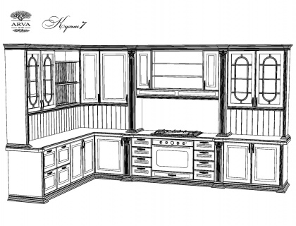 Проекты кухонной мебели - фото 7
